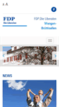 Mobile Screenshot of fdp-wangen-bruettisellen.ch